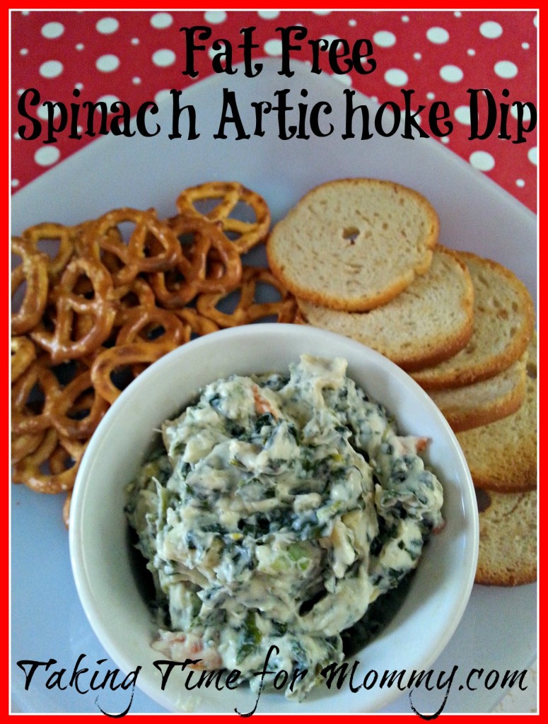 Fat Free Spinach Artichoke Dip
