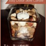 Easy Dollar Store Candle