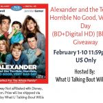 Alexander's Very Bad Day Blu-ray Giveaway (ends 2/10 11:59pm est)