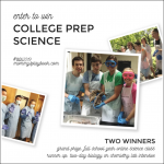Full School Year Online Science Class ($680 value) + a Runner-Up Prize 2-Day Biology or Chemistry Lab Intensive ($280 value).