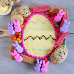 Easter Vanilla Buttercream Dipping Board w/ Chocolate Chip Cookie Recipe