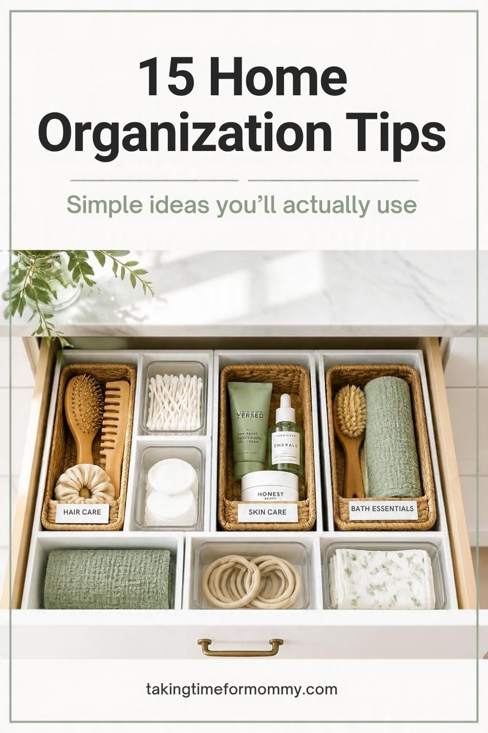 15 Home Organization Tips