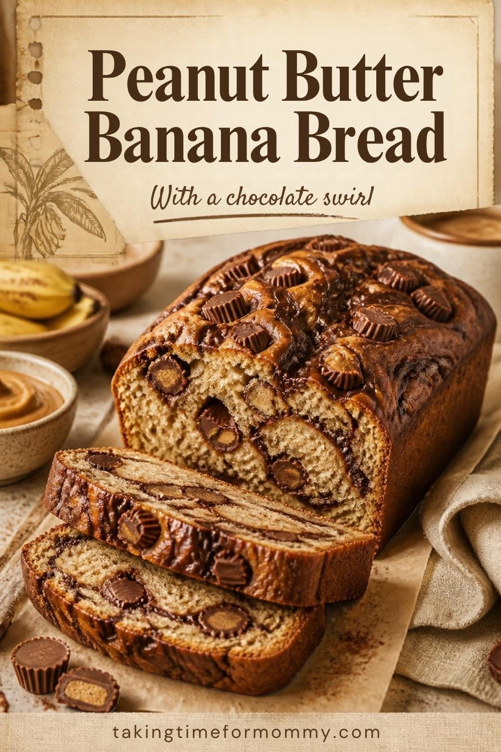 Peanut Butter Banana Bread