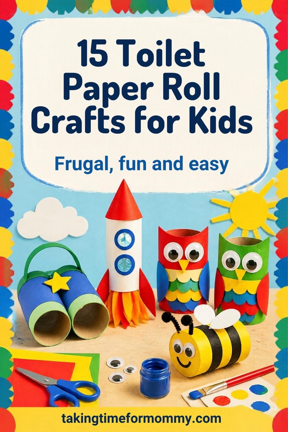 15 Toilet Paper Roll Crafts for Kids