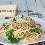 Spaghetti with Kale & Sausage