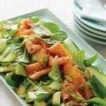 Smoked Salmon and Spinach Salad with Avocado
