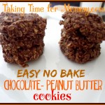 Easy No-Bake Chocolate Peanut Butter Cookies