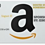 $150 Amazon e-gift card giveaway