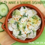 How To Make A Summer Cucumber Salad