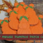 Mickey Mouse Pumpkin Patch Cookies