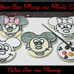 Paint Your Own Mickey and Minnie Cookies