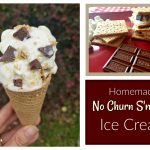 Homemade S’Mores No Churn Ice Cream