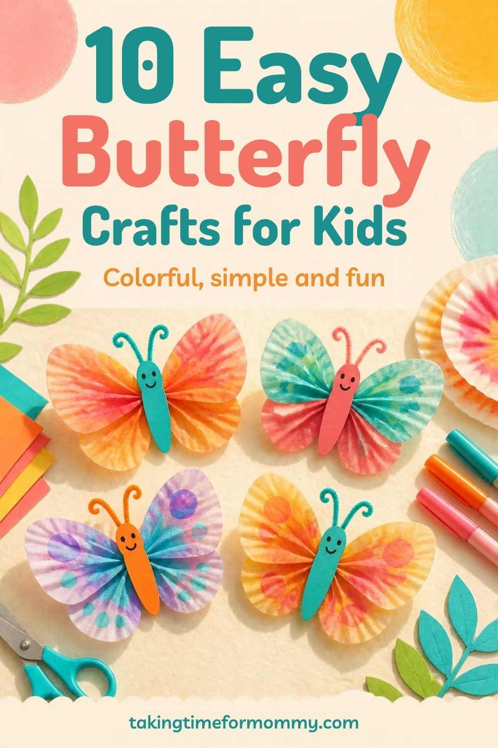 10 Easy Butterfly Crafts for Kids