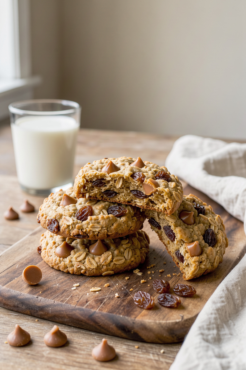 Butterscotch Oatmeal Raisin Cookies