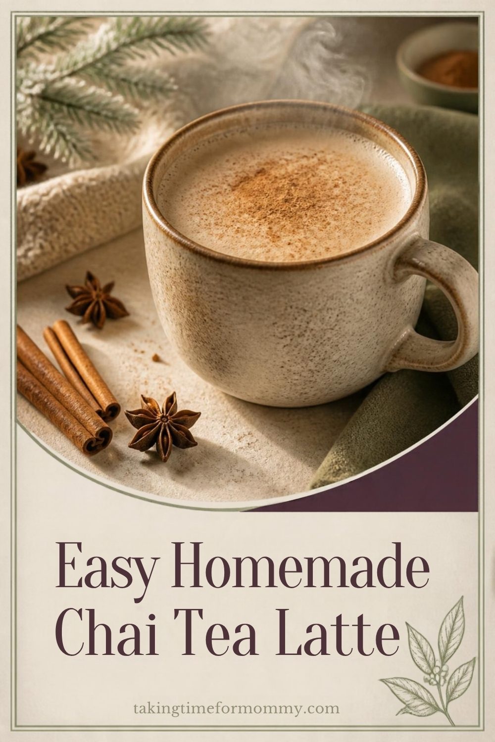 Easy Homemade Chai Tea Latte (Plus a Caffeine-Free Version)