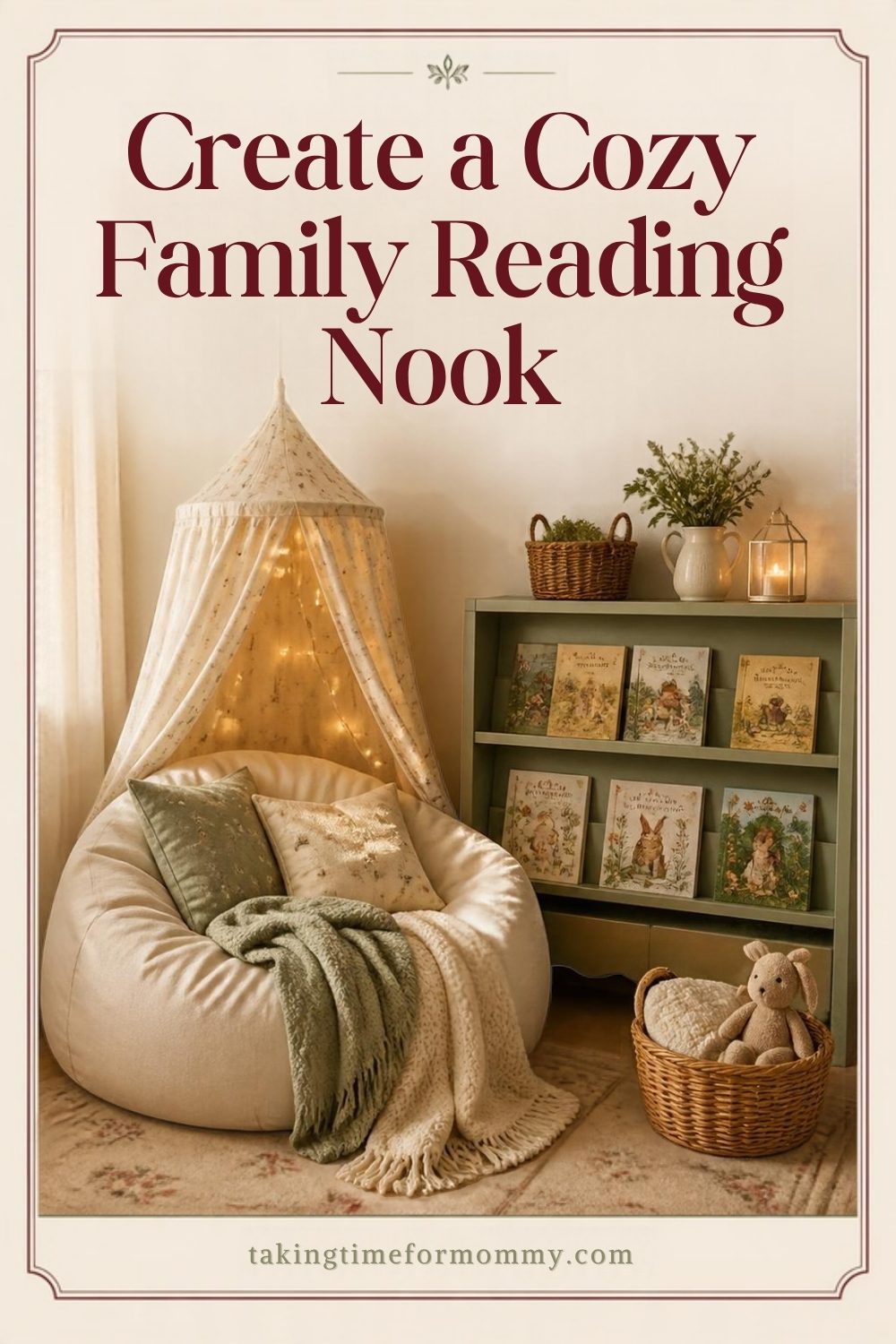 How to Create a Cozy Reading Nook for Kids (and Moms!)