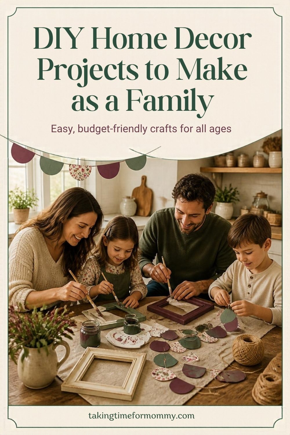 DIY Home Decor Projects to Make as a Family