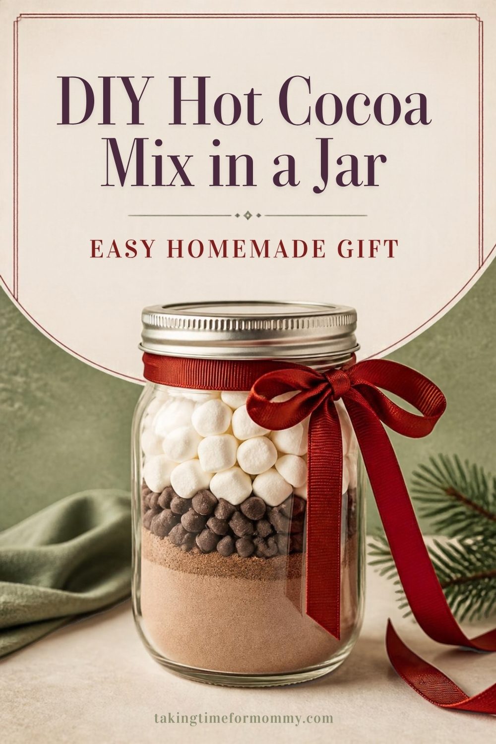 DIY Hot Cocoa Mix in a Jar (Easy Homemade Gift)