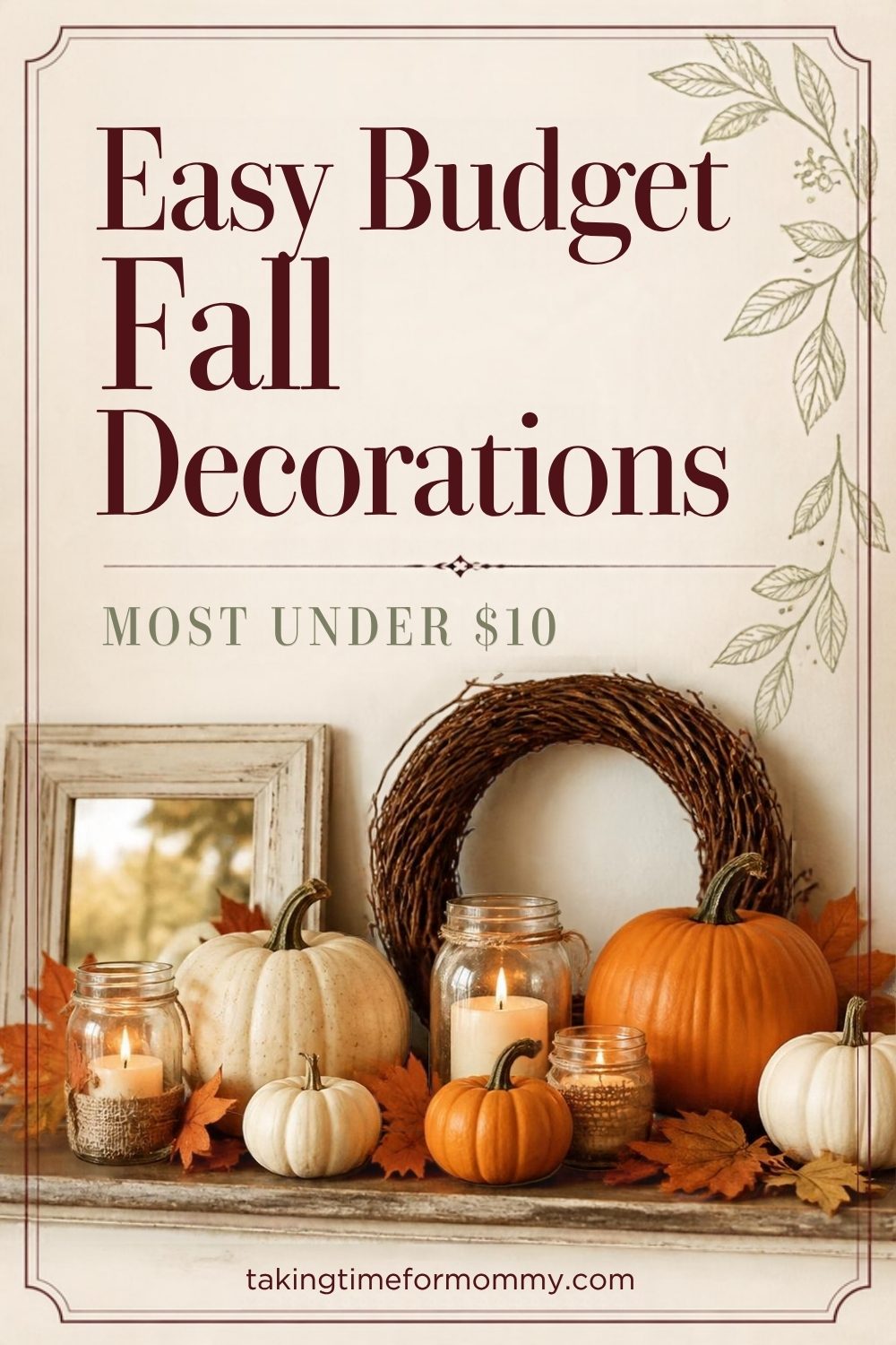 Easy, Budget-Friendly Fall Decorations You Can Make in Minutes