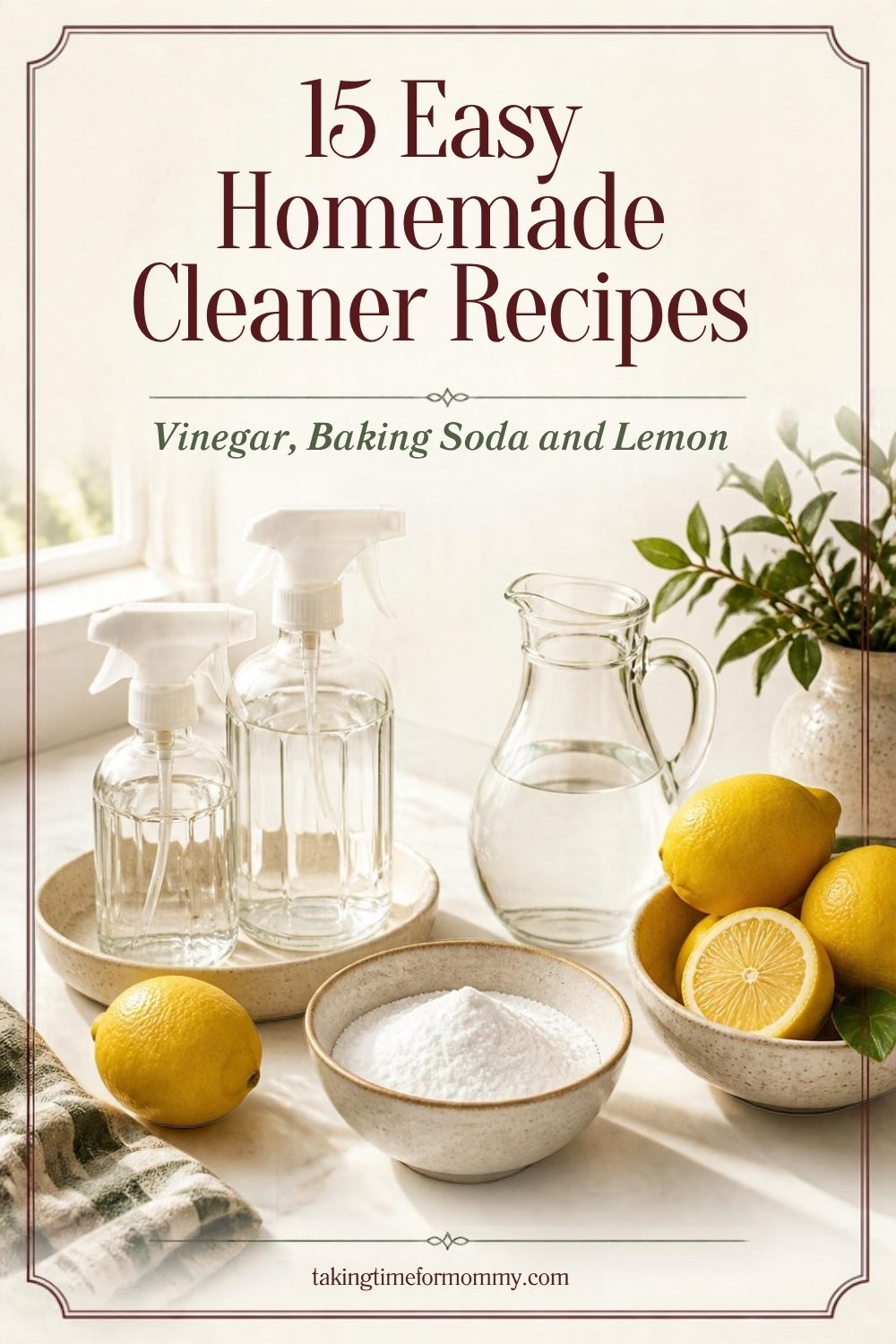 Homemade Cleaners: 15 Easy DIY Cleaning Recipes That Really Work