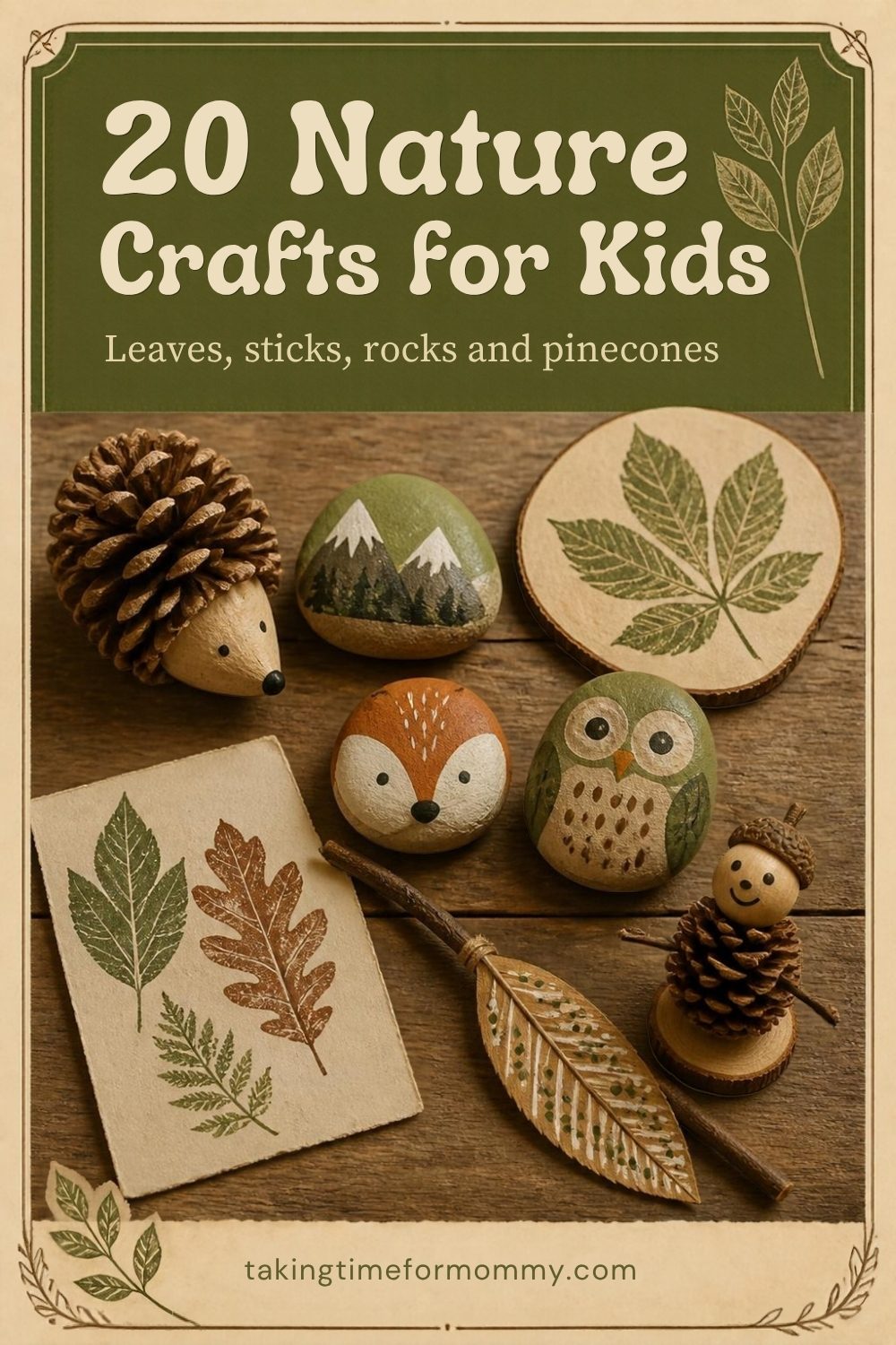 20 Nature Crafts for Kids