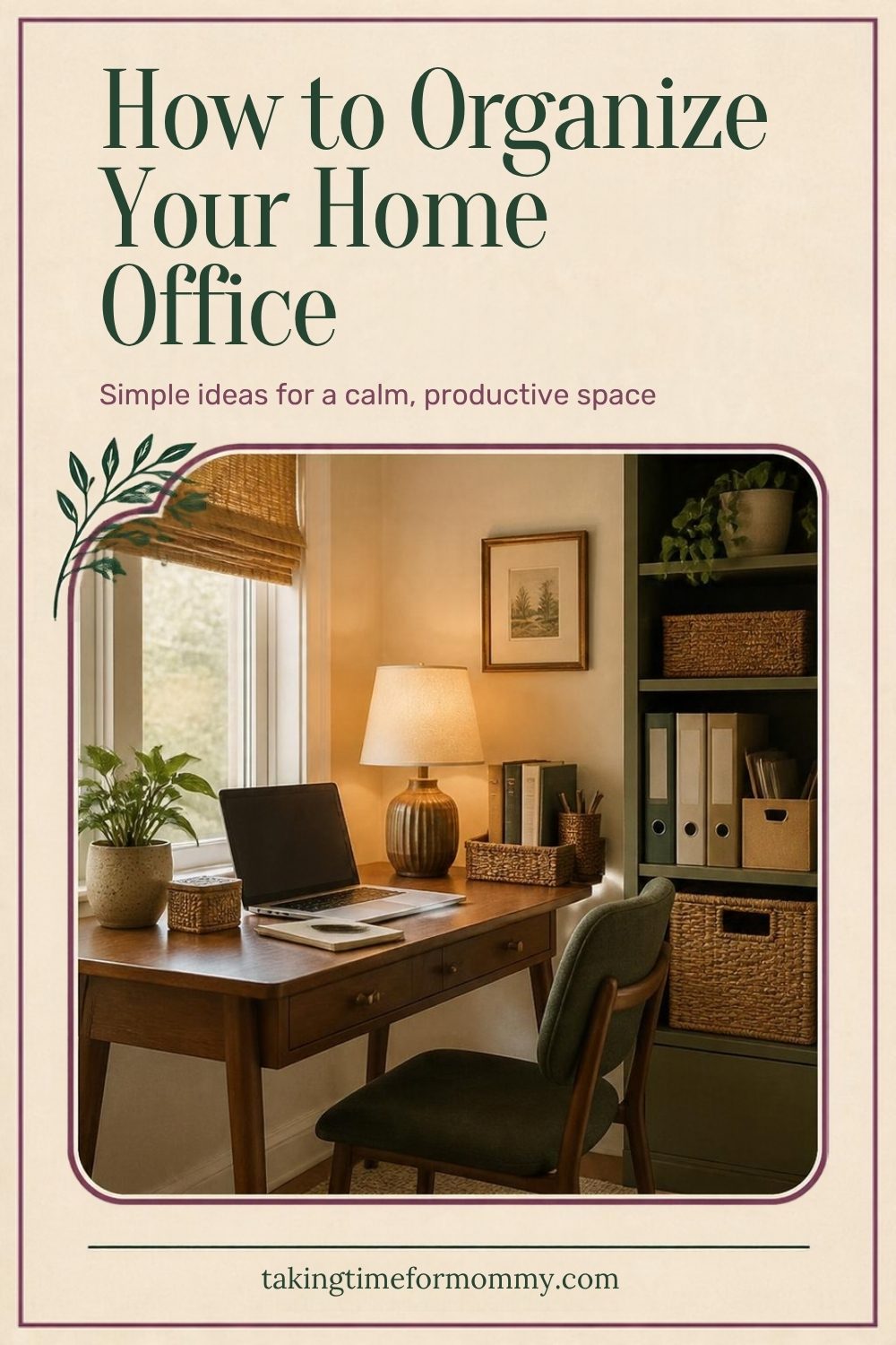 How to Organize Your Home Office (Even in a Small Space)