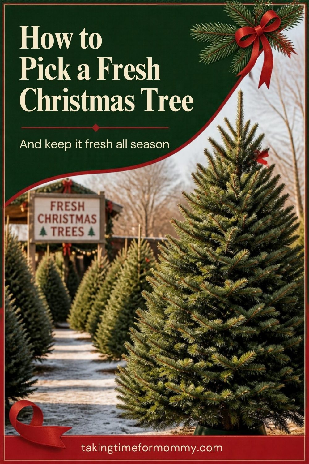 How to Pick a Fresh Christmas Tree